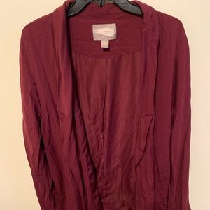 Burgundy blazer - Size L